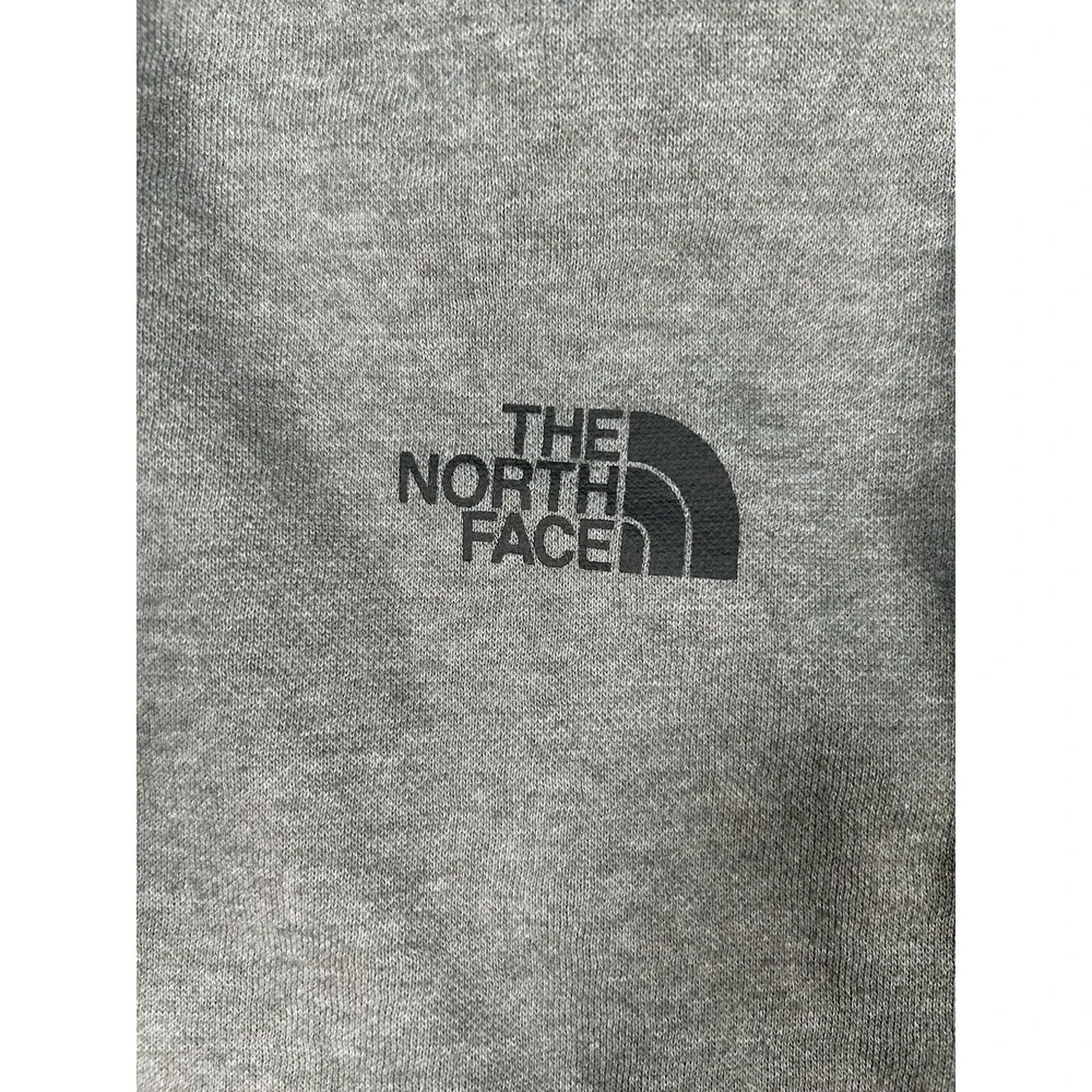 The North Face Bear On The Move‎ Pullover Hoodie Gray Mens Small Drawstrings
